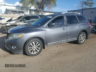 2013 Nissan Pathfinder SL with VIN 5N1AR2MN5DC628518, listed as a Copart auction lot 69506484 with 217,027 mi miles and Salvage Title. Bid and sale history available at carsss.com. Image 1.