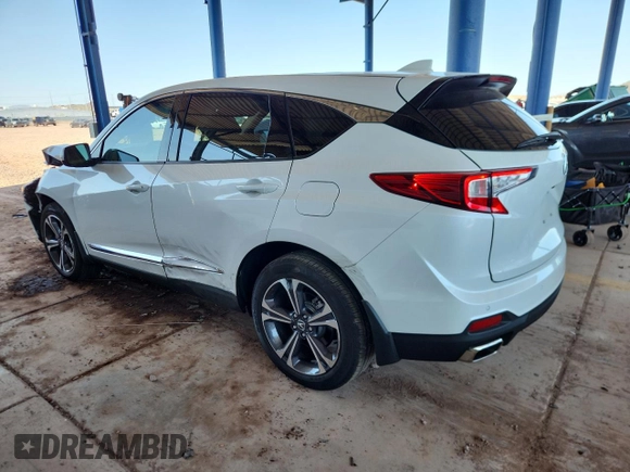 2024 Acura RDX Advance with VIN 5J8TC2H78RL012167, listed as a Copart auction lot 60742935 with 8,456 mi miles and Salvage title. Bid and sale history available at DreamBid. Image 2.