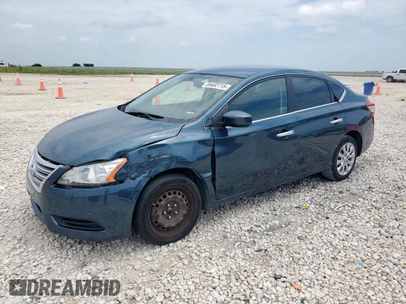 2014 Nissan Sentra SV с VIN 3N1AB7AP3EY215682, выставлен на аукционе Copart как лот 59402715 с пробегом 82 883 миль миль и Списание • Salvage title. История ставок и продаж доступна на DreamBid. Изображение 1.
