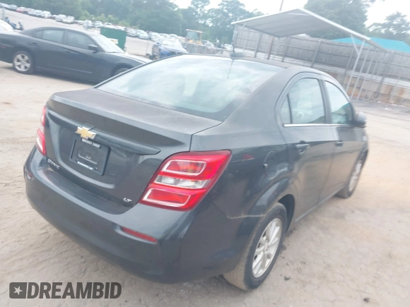 2017 Chevrolet Sonic LT with VIN 1G1JD5SH6H4126398, listed as a IAAI auction lot 42479686 with 111,018 mi miles and . Bid and sale history available at DreamBid. Image 4.