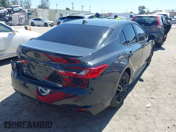 2025 Toyota Camry LE with VIN 4T1DAACK9SU070427, listed as a IAAI auction lot 41814689 with 2,934 mi miles and . Bid and sale history available at DreamBid. Image 4.