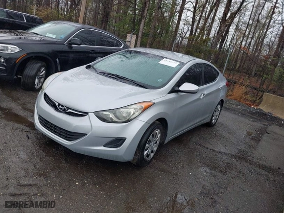 2011 Hyundai Elantra GLS PZEV with VIN 5NPDH4AE9BH027439, listed as a IAAI auction lot 41958232 with 1 mi miles. Bid and sale history available at carsss.com. Image 2.