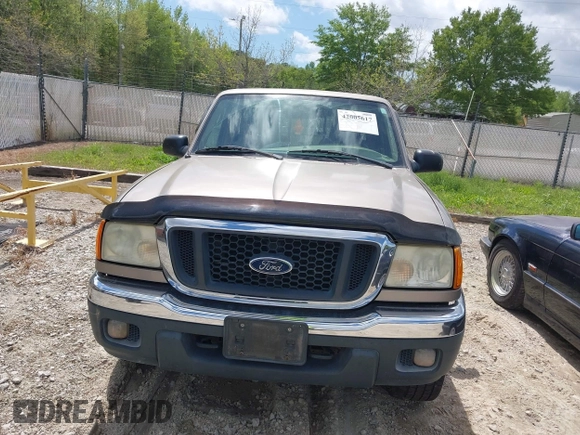 2004 Ford Ranger XL Fleet with VIN 1FTZR15E94PA35382, listed as a IAAI auction lot 42005617 with 126,402 mi miles. Bid and sale history available at carsss.com. Image 6.