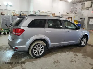 2015 Dodge Journey SXT with VIN 3C4PDCBB9FT694895, listed as a Copart auction lot 87417834 with 129,946 mi miles and Salvage Title. Bid and sale history available at carsss.com. Image 3.