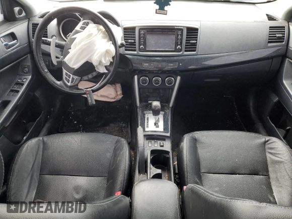 2016 Mitsubishi Lancer SE with VIN JA32V2FW4GU601351, listed as a Copart auction lot 45385585 with 0 mi miles and Salvage Title. Bid and sale history available at carsss.com. Image 8.