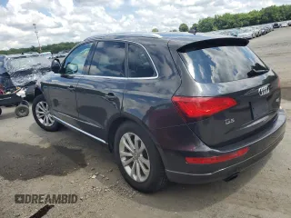 2014 Audi Q5 Premium Plus with VIN WA1LFAFPXEA077217, listed as a Copart auction lot 64427965 with 102,452 mi miles and Salvage title. Bid and sale history available at DreamBid. Image 2.