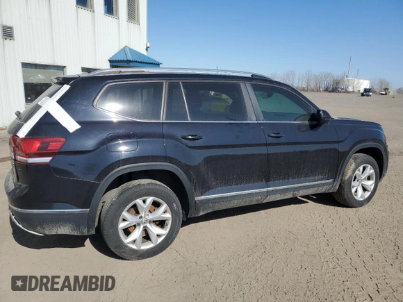 2018 Volkswagen Atlas 3.6L V6 SEL with VIN 1V2MR2CA3JC501261, listed as a Copart auction lot 53880095 with 160,956 mi miles and Salvage Title. Bid and sale history available at carsss.com. Image 3.