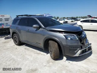 2024 Nissan Pathfinder Rock Creek with VIN 5N1DR3BD7RC270648, listed as a Copart auction lot 47968565 with 2,496 mi miles and Non Repairable. Bid and sale history available at carsss.com. Image 4.