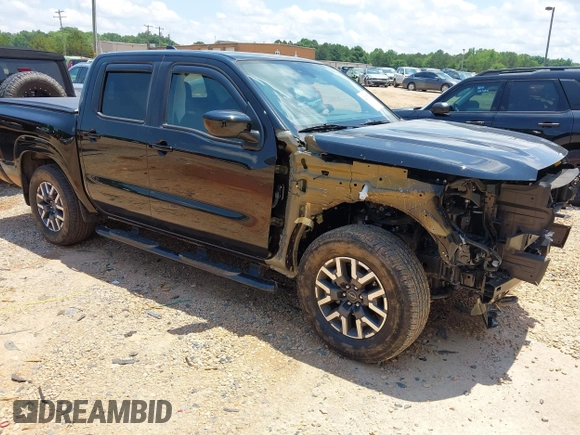 2024 Nissan Frontier Pro-4X with VIN 1N6ED1EK3RN604083, listed as a IAAI auction lot 42479714 with 5,187 mi miles and . Bid and sale history available at DreamBid. Image 1.