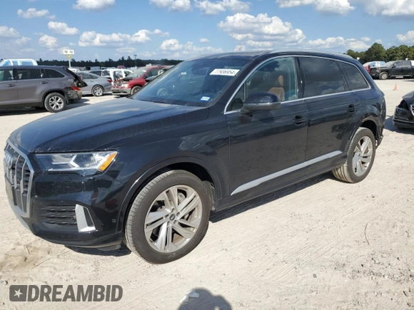 2021 Audi Q7 Premium with VIN WA1AJAF78MD018962, listed as a Copart auction lot 77936954 with 39,006 mi miles and Salvage Title. Bid and sale history available at carsss.com. Image 1.