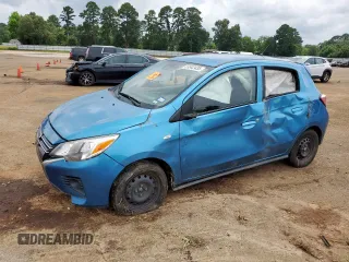2022 Mitsubishi Mirage ES с VIN ML32AUHJ9NH003159, выставлен на аукционе Copart как лот 59942435 с пробегом 72 843 миль миль и Списание • Salvage title. История ставок и продаж доступна на DreamBid. Изображение 1.
