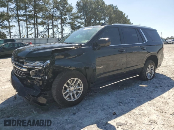 2021 Chevrolet Tahoe LT z VIN 1GNSCNKD0MR301731, wystawiony jako Copart lot #48747715 z przebiegiem 51 991 mil mil oraz Szkoda całkowita • Salvage title. Historia ofert i sprzedaży dostępna na DreamBid. Obrazek 1.