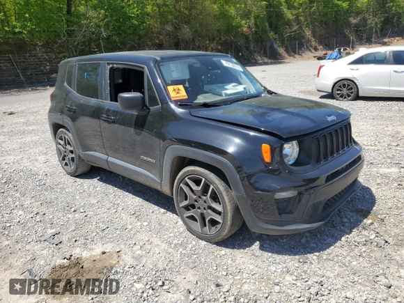 2021 Jeep Renegade Jeepster with VIN ZACNJCAB3MPM35872, listed as a Copart auction lot 52001605 with Not provided miles and Clean title. Bid and sale history available at DreamBid. Image 4.