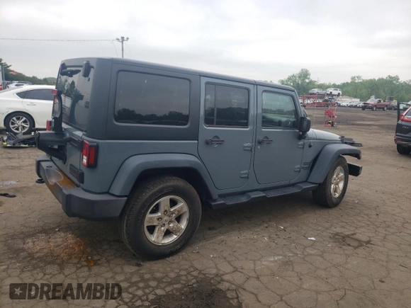 2015 Jeep Wrangler Unlimited Sport with VIN 1C4BJWDGXFL551284, listed as a Copart auction lot 56905935 with 155,988 mi miles and Salvage title. Bid and sale history available at DreamBid. Image 3.