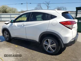 2021 Honda HR-V EX with VIN 3CZRU6H57MM727504, listed as a Copart auction lot 48672745 with 46,596 mi miles and Salvage Title. Bid and sale history available at carsss.com. Image 2.