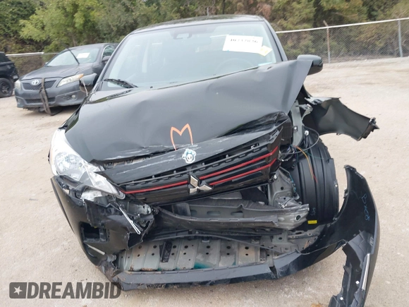 2023 Mitsubishi Mirage Black Edition with VIN ML32AWHJXPH006389, listed as a IAAI auction lot 40732836 with 5,971 mi miles and . Bid and sale history available at DreamBid. Image 12.