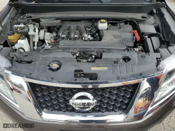 2016 Nissan Pathfinder S with VIN 5N1AR2MN3GC651039, listed as a Copart auction lot 89133865 with 64,475 mi miles and Salvage Title. Bid and sale history available at carsss.com. Image 12.