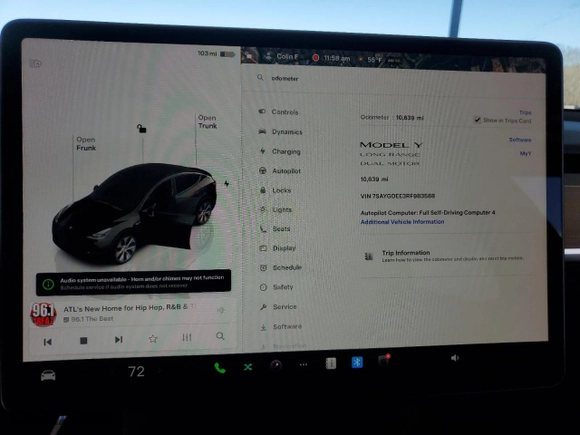 2024 Tesla Model Y Long Range with VIN 7SAYGDEE3RF983588, listed as a Copart auction lot 46408615 with 10,639 mi miles and Salvage Title. Bid and sale history available at carsss.com. Image 9.