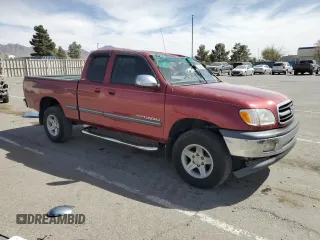 2000 Toyota Tundra SR5 with VIN 5TBBT4414YS030047, listed as a Copart auction lot 49096455 with Not Provided miles and Salvage Title. Bid and sale history available at DreamBid. Image 4.