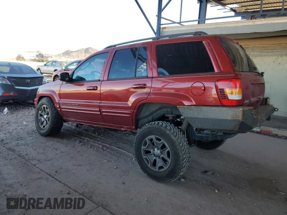 2002 Jeep Grand Cherokee Limited с VIN 1J4GW58N22C126821, выставлен на аукционе Copart как лот 46304015 с пробегом 157 932 миль миль и Списание • Salvage title. История ставок и продаж доступна на DreamBid. Изображение 2.