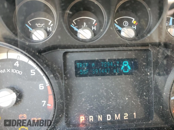 2012 Ford Super Duty F-250 SRW XL with VIN 1FT7X2A62CEB82560, listed as a Copart auction lot 88019365 with 391,447 mi miles and Salvage Title. Bid and sale history available at carsss.com. Image 9.