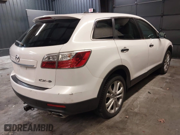 2011 Mazda CX-9 Grand Touring with VIN JM3TB3DV9B0320328, listed as a IAAI auction lot 41708356 with 132,629 mi miles. Bid and sale history available at carsss.com. Image 4.