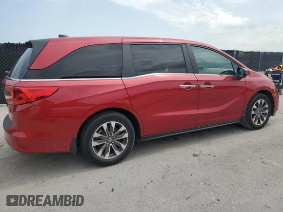 2023 Honda Odyssey EX-L с VIN 5FNRL6H67PB007744, выставлен на аукционе Copart как лот 59012905 с пробегом 25 320 миль миль и Списание • Salvage title. История ставок и продаж доступна на DreamBid. Изображение 3.