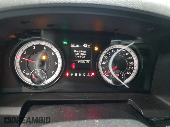 2014 Ram 1500 Tradesman with VIN 1C6RR7FG9ES450226, listed as a Copart auction lot 44312415 with 147,321 mi miles and Salvage Title. Bid and sale history available at carsss.com. Image 9.