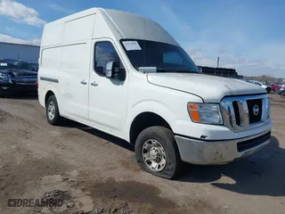2012 Nissan NV SV with VIN 1N6AF0LY4CN105035, listed as a IAAI auction lot 41674160 with 1 mi miles. Bid and sale history available at carsss.com. Image 1.