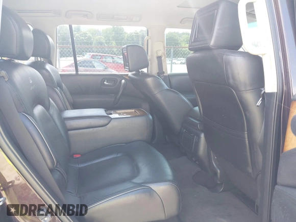 2014 Infiniti QX80 with VIN JN8AZ2NE9E9065544, listed as a IAAI auction lot 42652230 with 189,714 mi miles and . Bid and sale history available at DreamBid. Image 8.