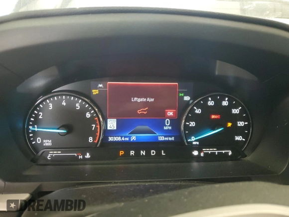 2023 Ford Explorer XLT with VIN 1FMSK8DH4PGC36021, listed as a Copart auction lot 58583865 with 30,308 mi miles and Salvage title. Bid and sale history available at DreamBid. Image 9.