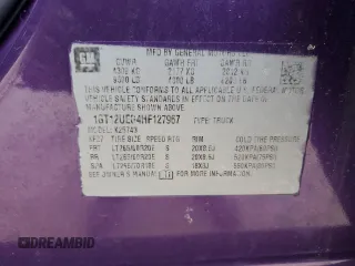 2017 GMC Sierra 2500HD Denali z VIN 1GT12UEG4HF127967, wystawiony jako Copart lot #51812665 z przebiegiem Nie podano mil oraz Szkody całkowita. Historia ofert i sprzedaży dostępna na DreamBid. Obrazek 12.