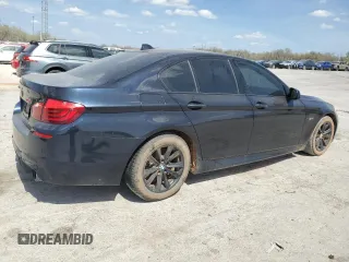 2013 BMW 5 Series 550i with VIN WBAFR9C55DD226669, listed as a Copart auction lot 50998855 with 121,655 mi miles and Clean Title. Bid and sale history available at carsss.com. Image 3.