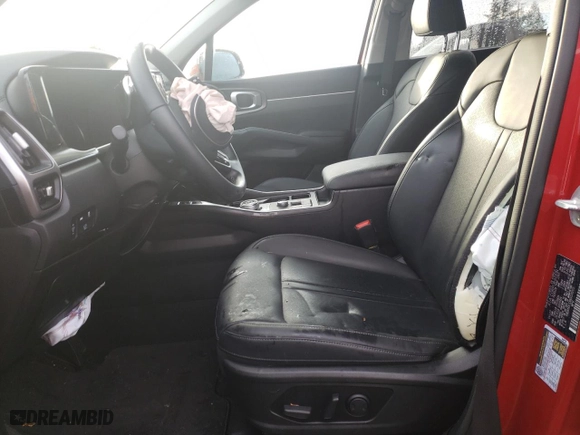 2022 Kia Sorento Hybrid EX with VIN KNDRHDLGXN5120205, listed as a Copart auction lot 82187704 with 0 mi miles and Salvage Title. Bid and sale history available at carsss.com. Image 7.