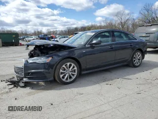 2018 Audi A6 Premium Plus with VIN WAUG8AFCXJN045043, listed as a Copart auction lot 52257695 with 105,619 mi miles and Salvage title. Bid and sale history available at DreamBid. Image 1.