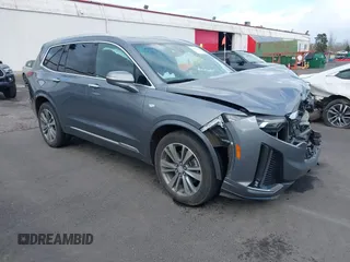 2021 Cadillac XT6 Premium Luxury with VIN 1GYKPDRS2MZ228111, listed as a IAAI auction lot 41671112 with 45,980 mi miles. Bid and sale history available at carsss.com. Image 1.