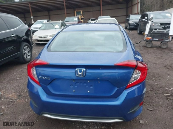 2020 Honda Civic Sedan LX with VIN 2HGFC2F66LH558753, listed as a IAAI auction lot 41250958 with 117,813 mi miles. Bid and sale history available at carsss.com. Image 16.