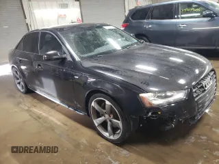 2014 Audi A4 Prestige with VIN WAUKFBFL5EN020854, listed as a Copart auction lot 77132204 with 169,266 mi miles and Salvage Title. Bid and sale history available at carsss.com. Image 4.