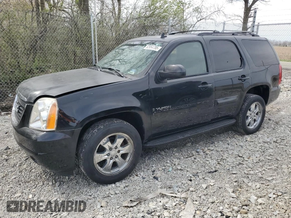 2007 GMC Yukon SLT with VIN 1GKFK13077J150363, listed as a Copart auction lot 52954795 with 0 mi miles and Clean Title. Bid and sale history available at carsss.com. Image 1.