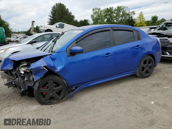 2010 Nissan Sentra SL with VIN 3N1AB6AP8AL725446, listed as a Copart auction lot 57762835 with 210,743 mi miles and Salvage title. Bid and sale history available at DreamBid. Image 1.