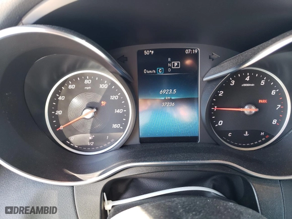 2021 Mercedes-Benz GLC with VIN W1N0G8DB0MV310527, listed as a Copart auction lot 88986355 with 37,236 mi miles and Salvage Title. Bid and sale history available at carsss.com. Image 9.