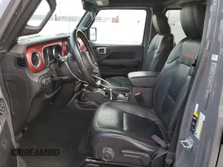 2022 Jeep Wrangler Unlimited Rubicon with VIN 1C4HJXFGXNW158038, listed as a Copart auction lot 53020575 with 14,355 mi miles and Salvage title. Bid and sale history available at DreamBid. Image 7.