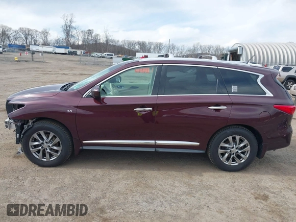 2014 Infiniti QX60 with VIN 5N1AL0MM3EC529582, listed as a IAAI auction lot 41844458 with 127,063 mi miles and . Bid and sale history available at carsss.com. Image 15.