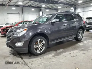 2016 Chevrolet Equinox LTZ with VIN 2GNFLGE38G6345864, listed as a Copart auction lot 50096375 with 137,447 mi miles and Salvage Title. Bid and sale history available at carsss.com. Image 1.