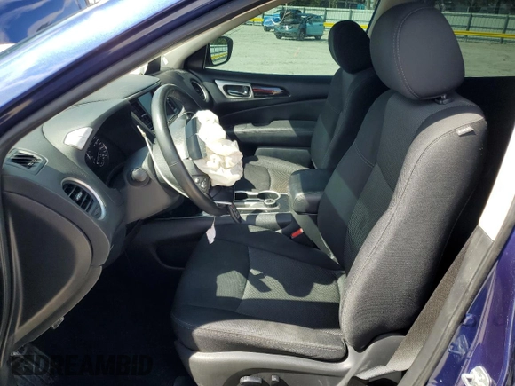 2018 Nissan Pathfinder Platinum with VIN 5N1DR2MM7JC664291, listed as a Copart auction lot 46748475 with 142,708 mi miles and Salvage title. Bid and sale history available at DreamBid. Image 7.