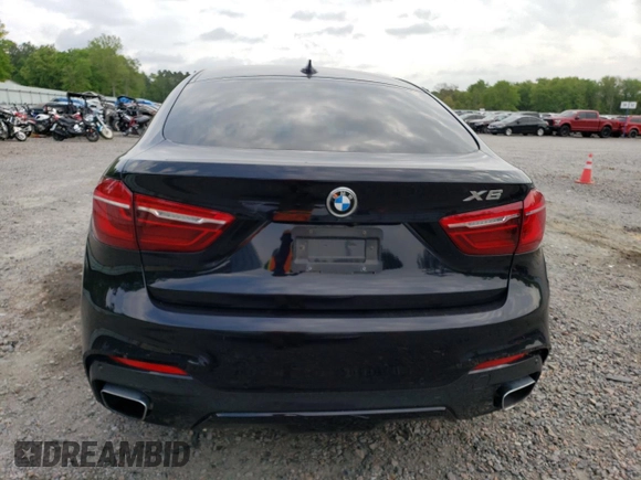 2018 BMW X6 xDrive35i with VIN 5UXKU2C54J0Z62110, listed as a Copart auction lot 47751983 with 48,807 mi miles. Bid and sale history available at carsss.com. Image 6.