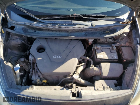 2013 Kia Rio LX with VIN KNADM4A38D6256604, listed as a Copart auction lot 46542975 with 134,470 mi miles and Salvage Title. Bid and sale history available at carsss.com. Image 11.