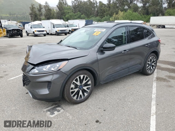 2020 Ford Escape SE Sport Hybrid with VIN 1FMCU0BZ7LUB70460, listed as a Copart auction lot 55623925 with 63,550 mi miles and Salvage title. Bid and sale history available at DreamBid. Image 1.