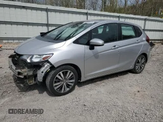 2015 Honda Fit EX-L z VIN 3HGGK5H81FM759344, wystawiony jako Copart lot #52536105 z przebiegiem 96 759 mil mil oraz Szkoda całkowita • Salvage title. Historia ofert i sprzedaży dostępna na DreamBid. Obrazek 1.