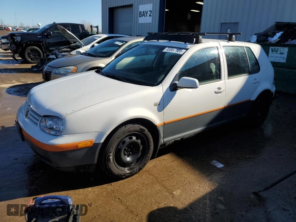 2000 Volkswagen Golf z VIN WVWGC21JXYW665232, wystawiony jako Copart lot #45867135 z przebiegiem 235 299 mil mil oraz Szkoda całkowita • Salvage title. Historia ofert i sprzedaży dostępna na DreamBid. Obrazek 1.